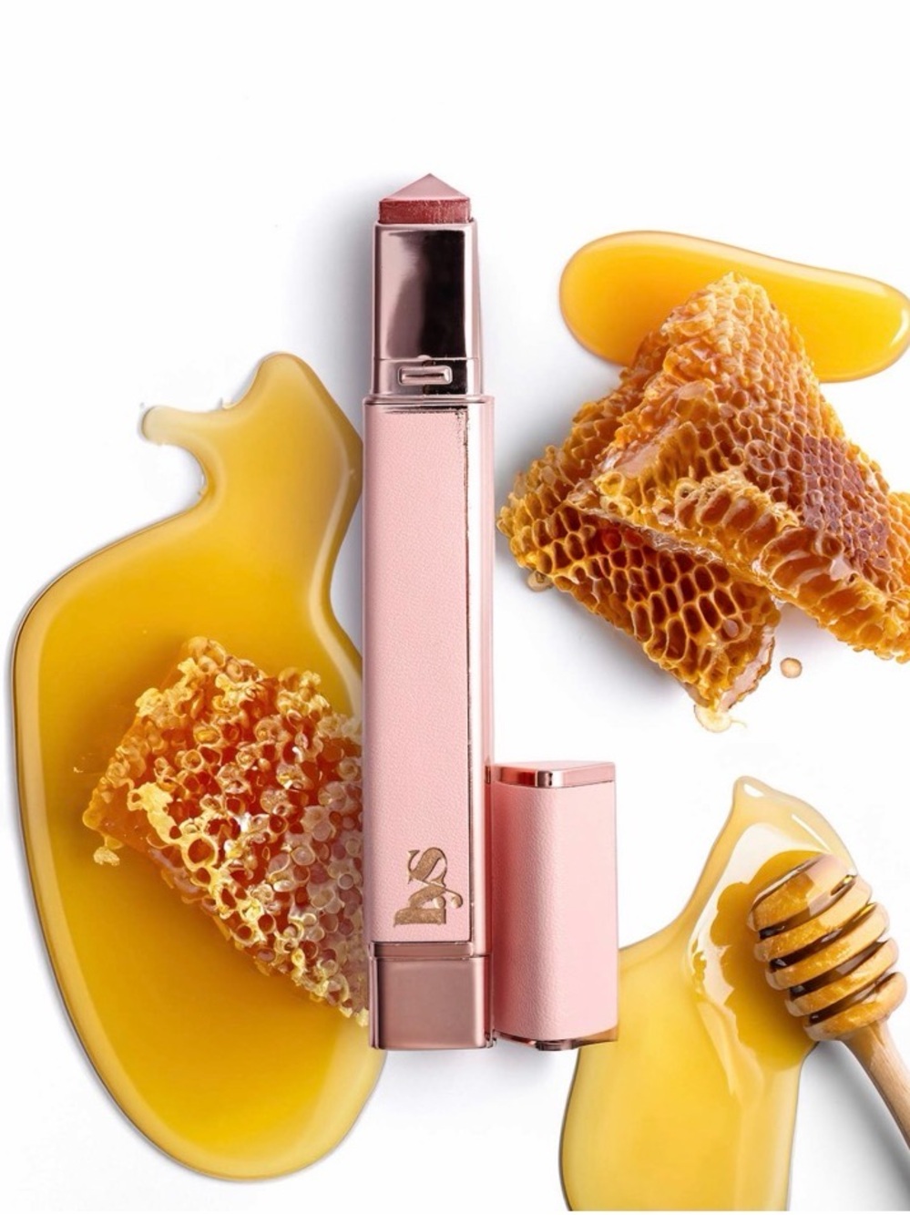 Hydrating Sheer Pink Lip Glow Stick with Honey Infusion